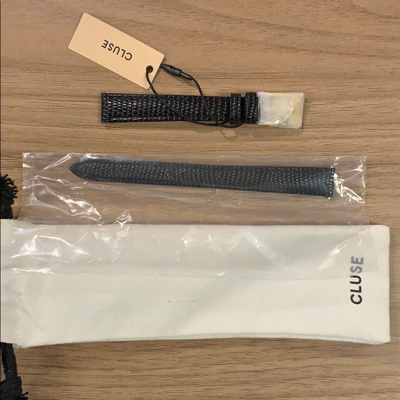 BRAND NEW, 12mm CLUSE bands, hazelnut & black - Picture 3 of 3